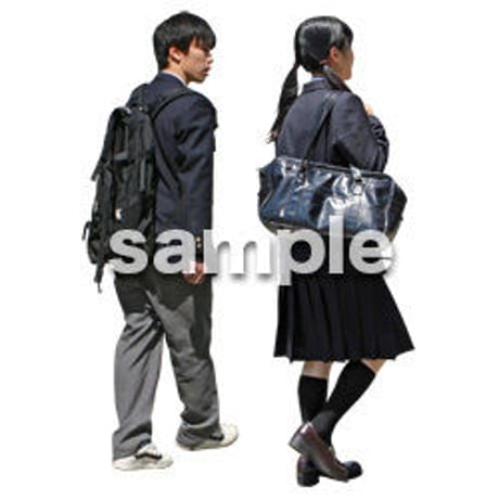 人物切抜き素材　キッズ・スクール編　O_378