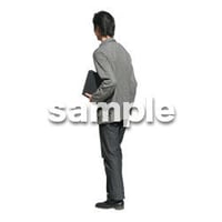 人物切抜き素材　カジュアル・ショッピング編　E_211