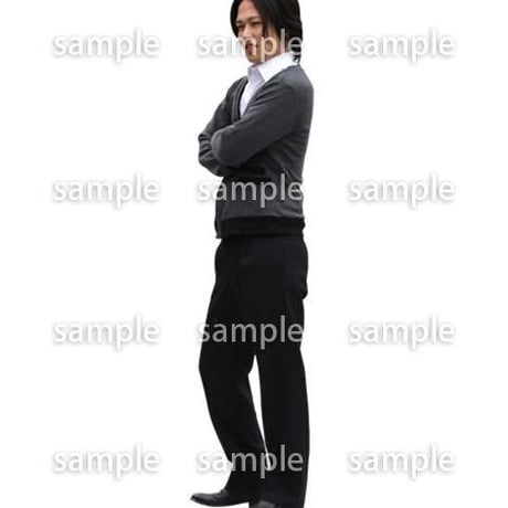 人物切抜き素材　ベーシックファッション編　P_378