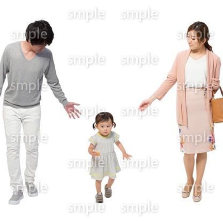Cutout People　ファミリー　GG_056