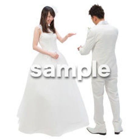 Cutout People　ウェディング　DD_015