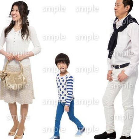 Cutout People　ファミリー　GG_092