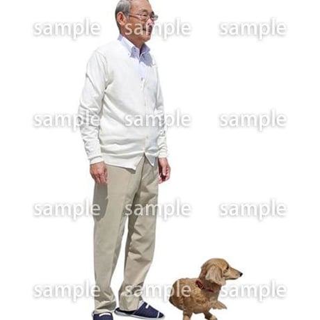 人物切抜き素材　シニアライフ編　R_492