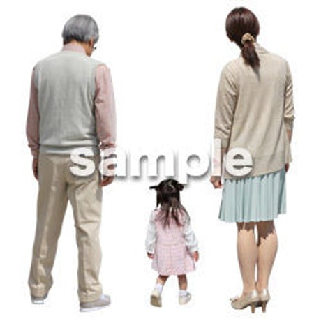 人物切抜き素材　シニアライフ編　R_020