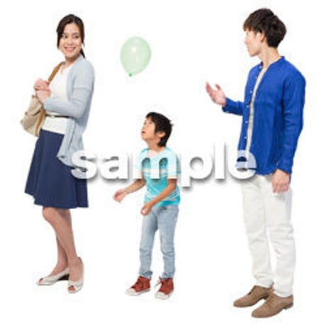 Cutout People　ファミリー　GG_082