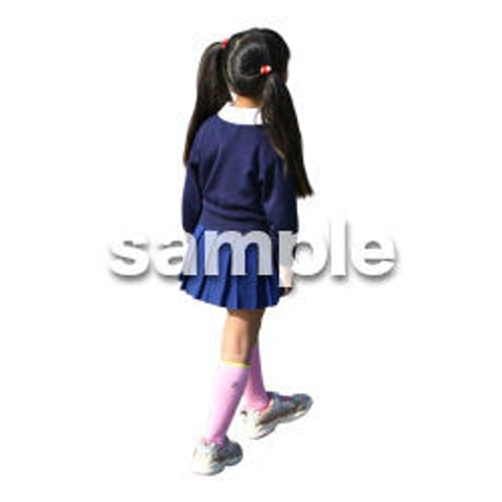 人物切抜き素材　こどもファミリー編　B_309