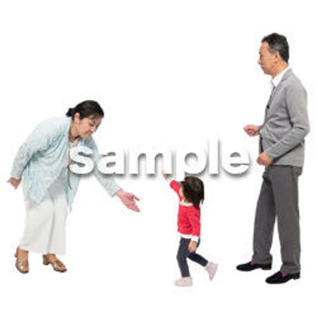 Cutout People　ファミリー　GG_193