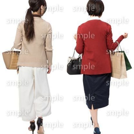Cutout People　女性ペア　JJ_225