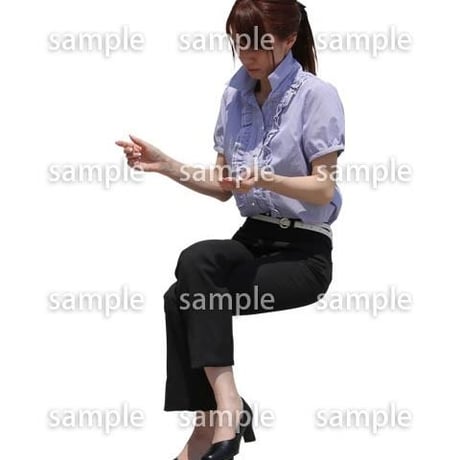 Cutout People　ビジネス-日本人　EE_587
