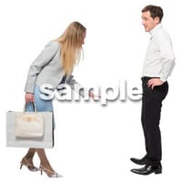 Cutout People　外国人ペア　JJ_468