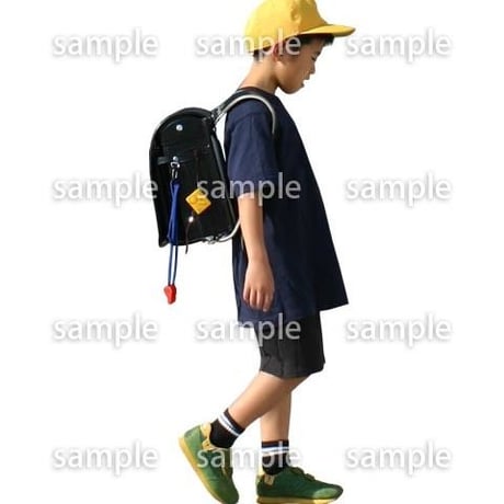 人物切抜き素材　こどもファミリー編　B_012