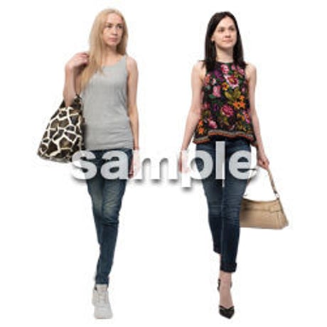 Cutout People　外国人ペア　JJ_486