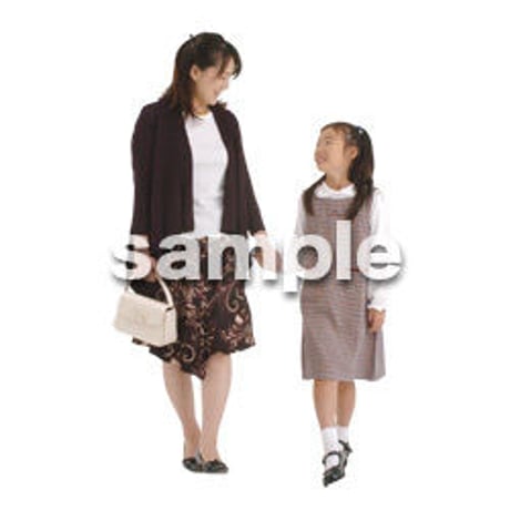 人物切抜き素材　ファミリー編　F_105
