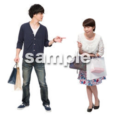 Cutout People　ショッピング　JJ_181