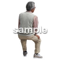 人物切抜き素材　シニアライフ編　R_470