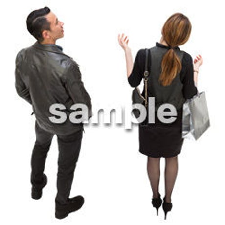 Cutout People　鳥瞰　人物　FF_060