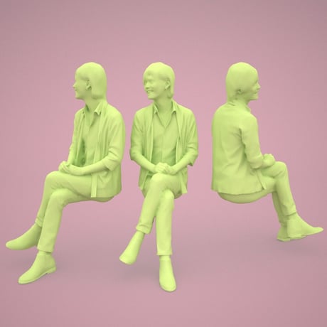 3D人物素材  [Posed]  081_Ren