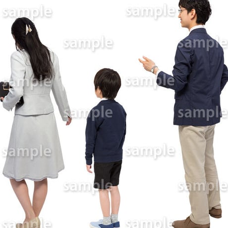 人物切抜きセット☆ファミリー　1_set101