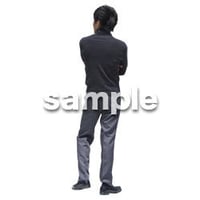人物切抜き素材　ベーシックファッション編　P_495