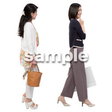 Cutout People　女性ペア　JJ_228