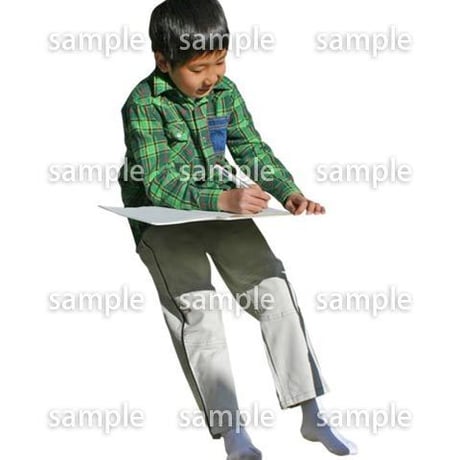 人物切抜き素材　リビング・散歩編　I_416