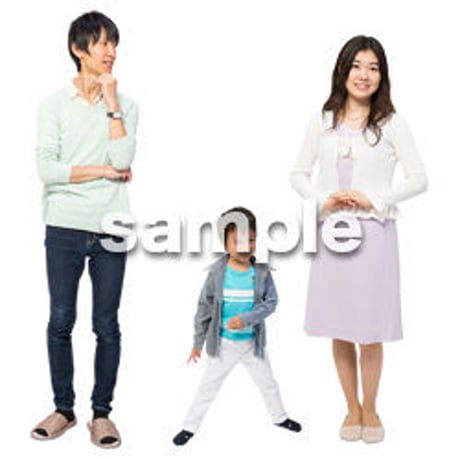 Cutout People　ファミリー　II_181