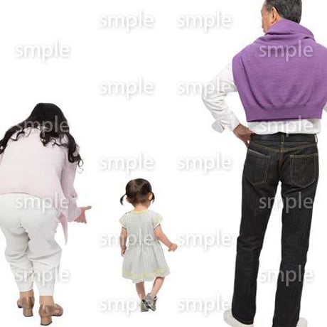 Cutout People　ファミリー　GG_205