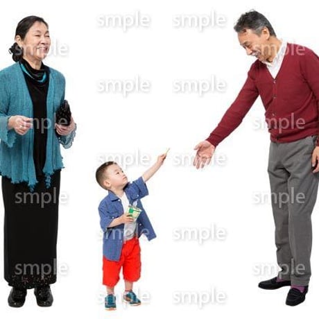 Cutout People　ファミリー　GG_187