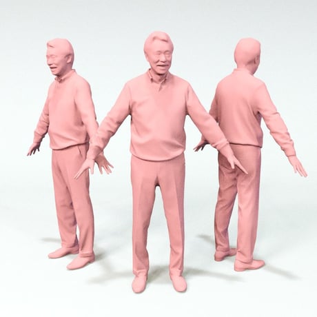 3D人モデルAポーズ　048_Ken