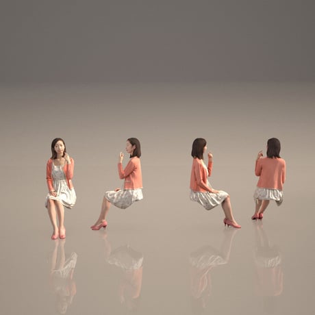 3D人物素材 [ お試し版 ] 091_W_Aya