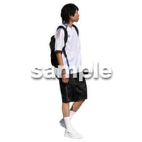 人物切抜き素材　夏服・フィットネス編　J_450