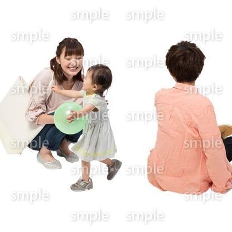 Cutout People　ファミリー　II_245