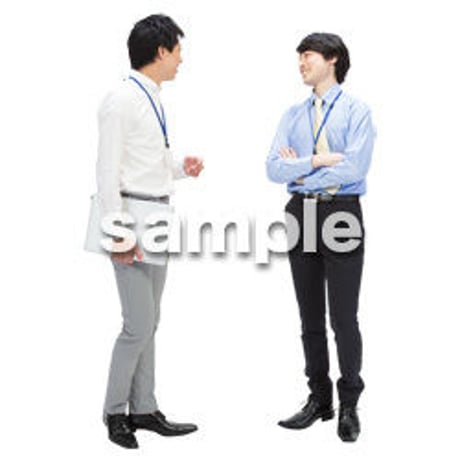 Cutout People　ビジネス-日本人　EE_032