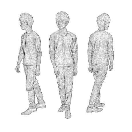 3D人物素材  [Posed]  037_Toru