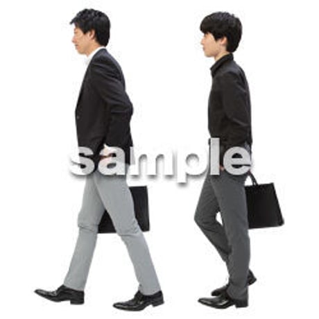 Cutout People　ビジネス-日本人　EE_128