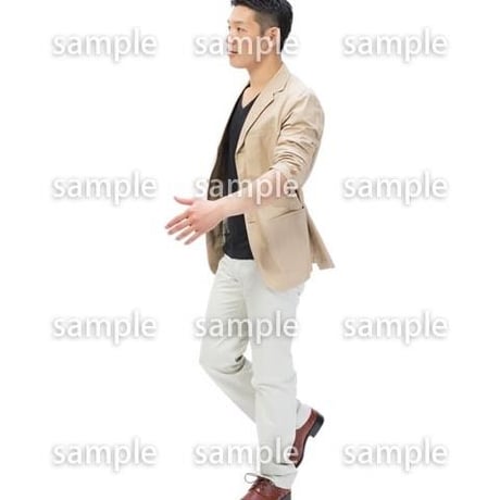 Cutout People　日本人カジュアル　BB_197