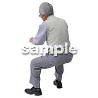人物切抜き素材　シニアライフ編　R_474