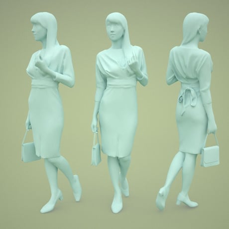 3D人物素材  [Posed]  003_Rika