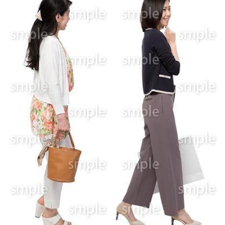 Cutout People　女性ペア　JJ_228