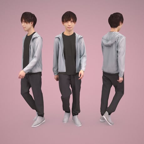 3D人物素材  [Posed]  039_Toru