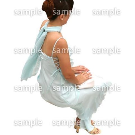 人物切抜き素材　鳥瞰編　N_526