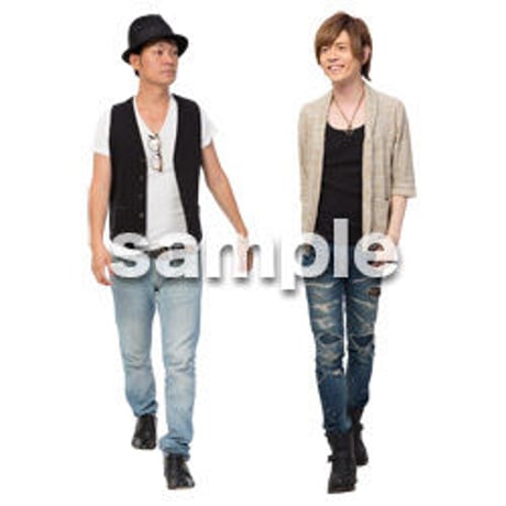 Cutout People　男性ペア　JJ_331