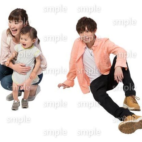 Cutout People　ファミリー　II_241
