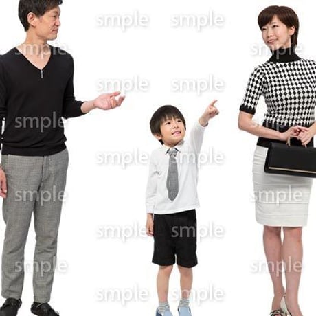 Cutout People　ファミリー　GG_051