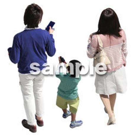 Cutout People　鳥瞰　人物　FF_155