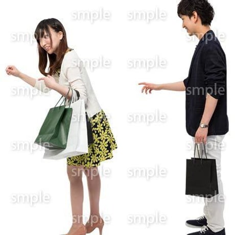 Cutout People　ショッピング　JJ_138