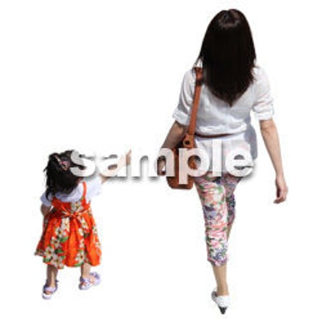 Cutout People　鳥瞰　人物　FF_145
