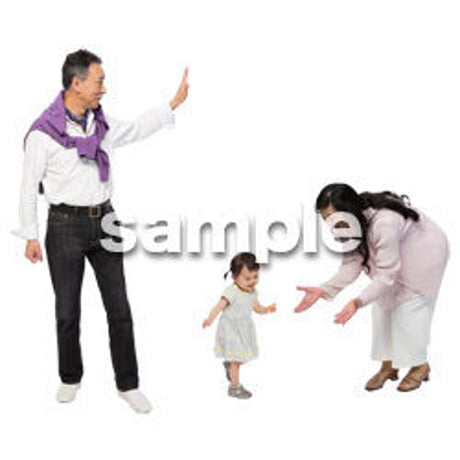 Cutout People　ファミリー　GG_202