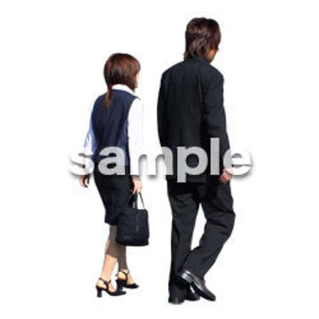 人物切抜き素材　男性女性編　A_045