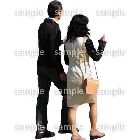 人物切抜き素材　男性女性編　A_0014